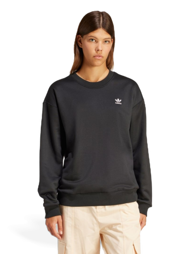 Cветр adidas Originals Trefoil Loose Crewneck чорний | IU2410