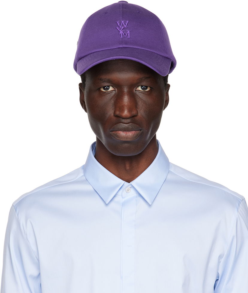 Кепка WOOYOUNGMI Embroidered Cap by Фіолетовий | W231AC54