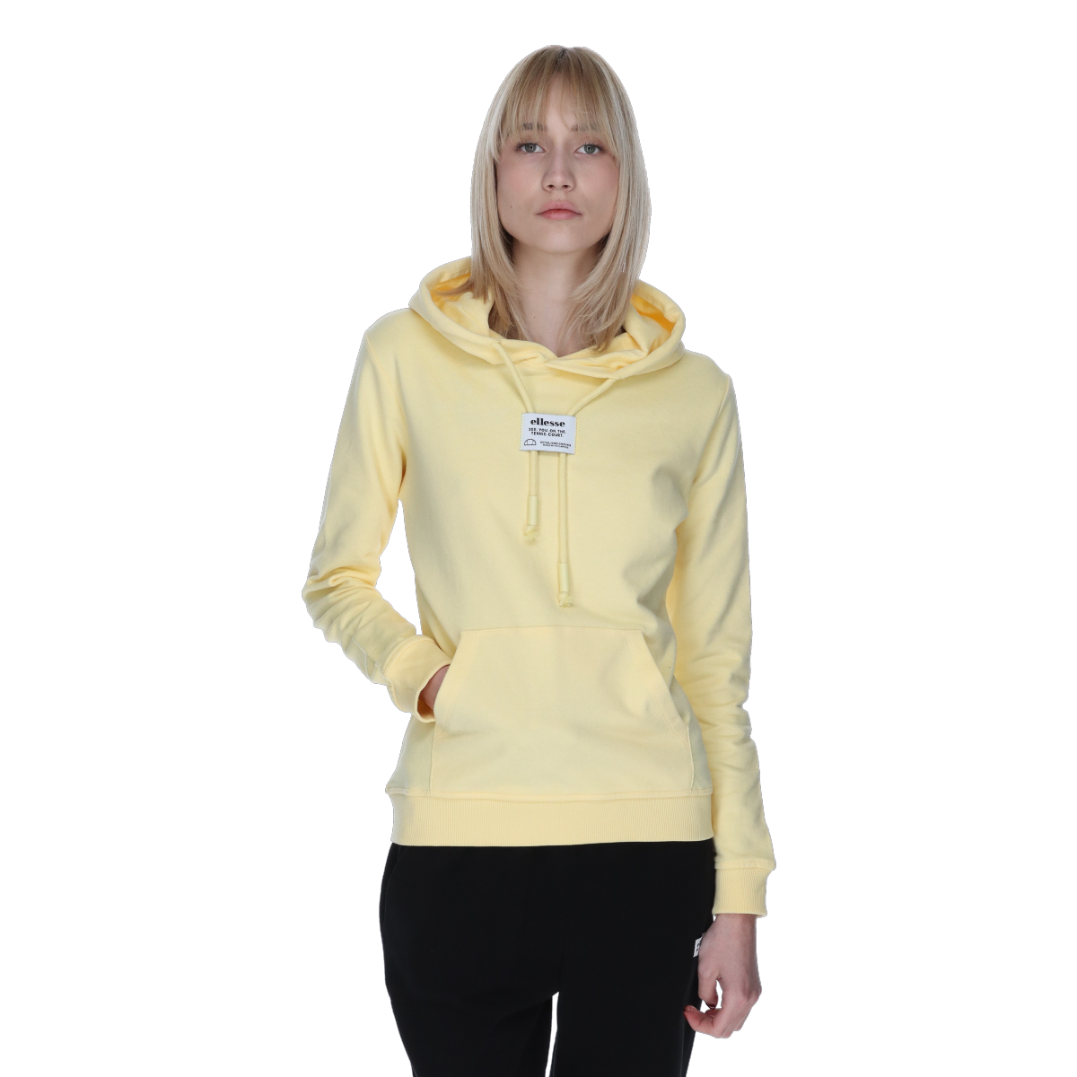 Світшоти Ellesse Pullover Hoodie with Drawstrings and Kangaroo Pocket Жовтий | ELA251F602-40, 0