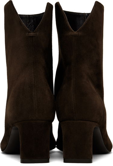 Одяг Khaite KHAITE Ona Suede Ankle Boots Коричневий | F1100-726, 1