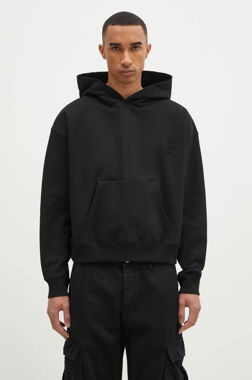 Світшоти JW Anderson JW Anderson Anchor Logo Hoodie чорний | JW0183.PG1631.999