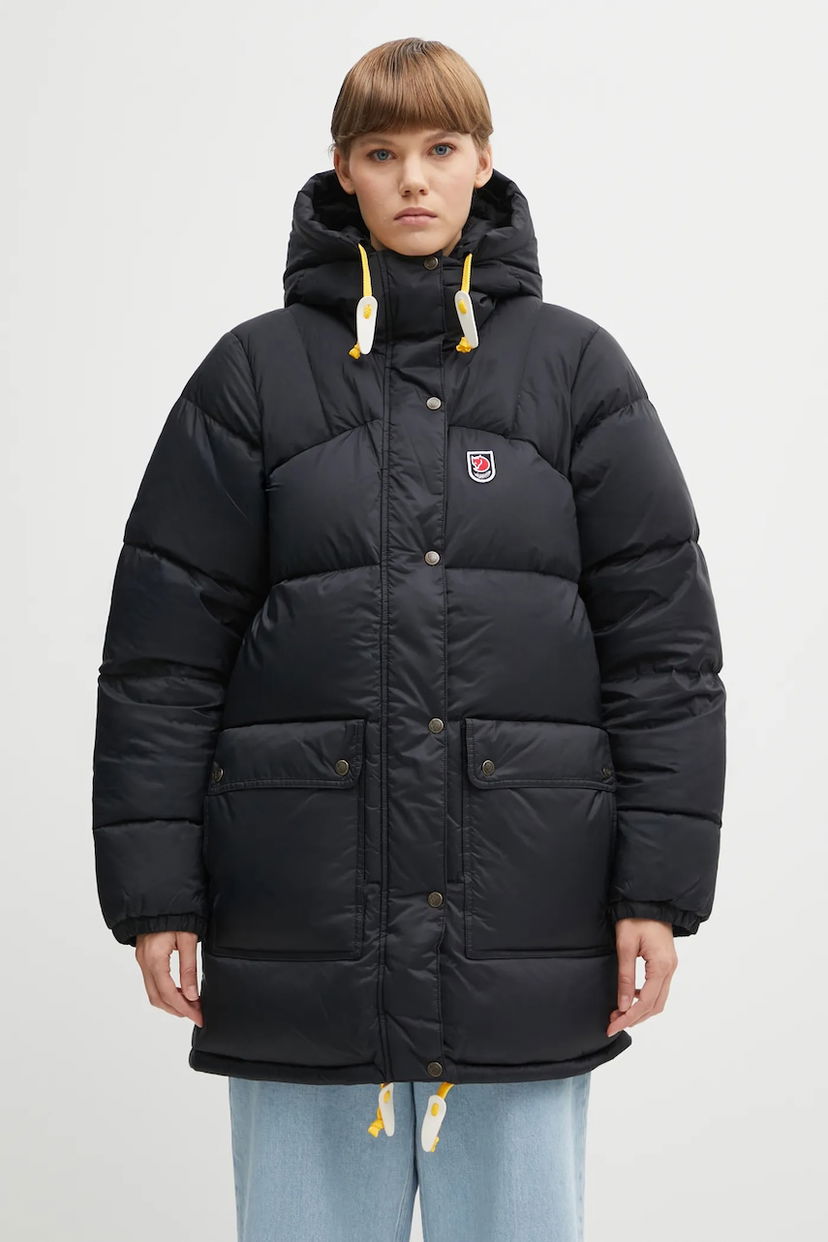 Пуховик FJÄLLRÄVEN Expedition Winter Puffer Jacket чорний | F89029