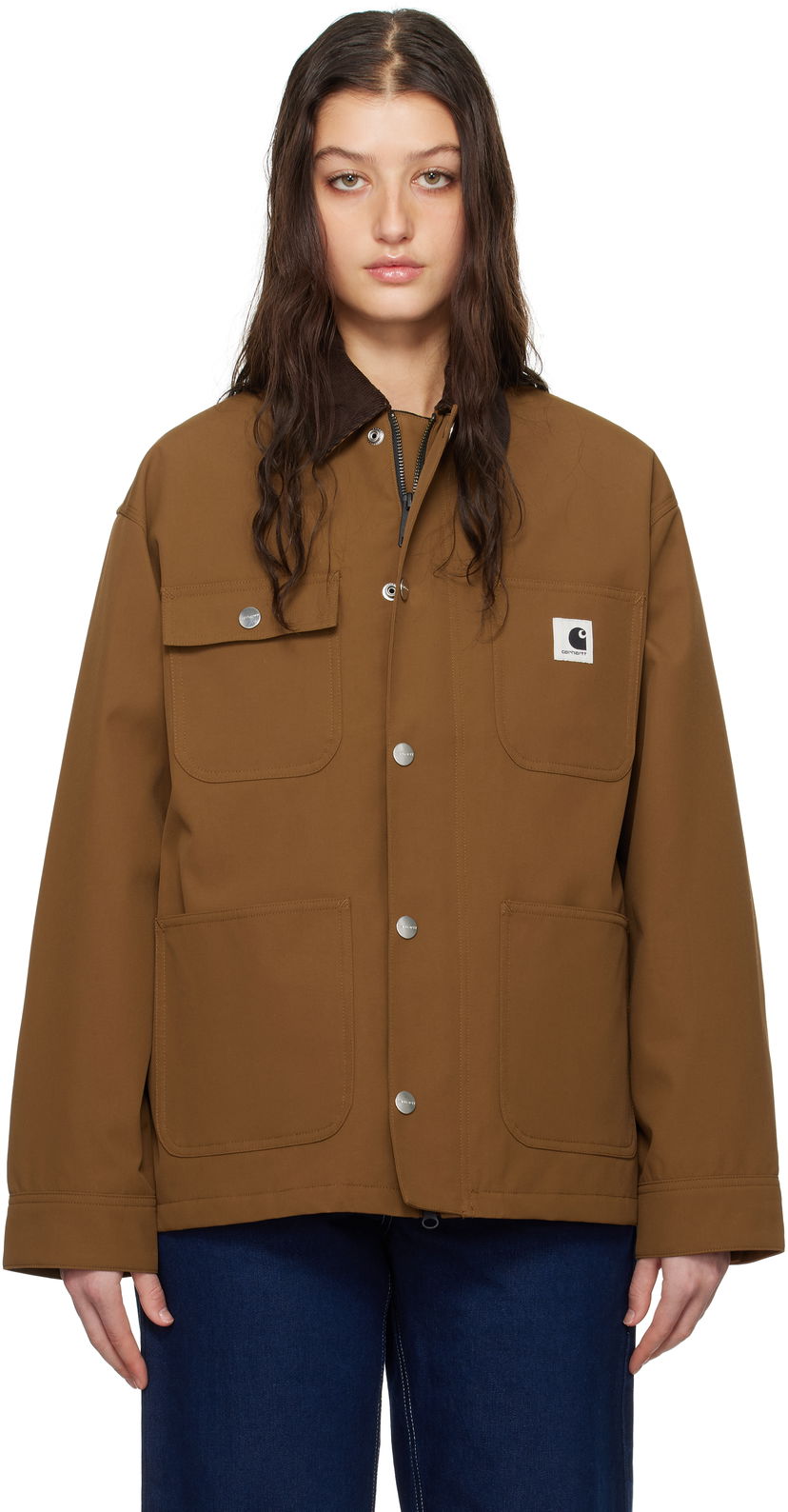 Куртка Carhartt WIP Carhartt WIP Clapton Jacket Коричневий | I034425 00SXX