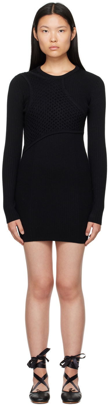 плаття Feng Chen Wang Feng Chen Wang Layered Mini Dress чорний | FWF16KT12B