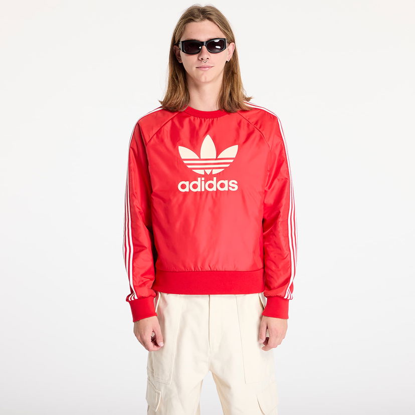 Світшоти adidas Originals Wales Bonner x Nylon Sweatshirt Better Scarlet Червоний | JE5994