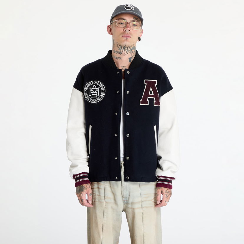 Куртка Ambush Stadium Jacket UNISEX Navy/ Russet Brown Коричневий | BMEK002F24FAB0014628