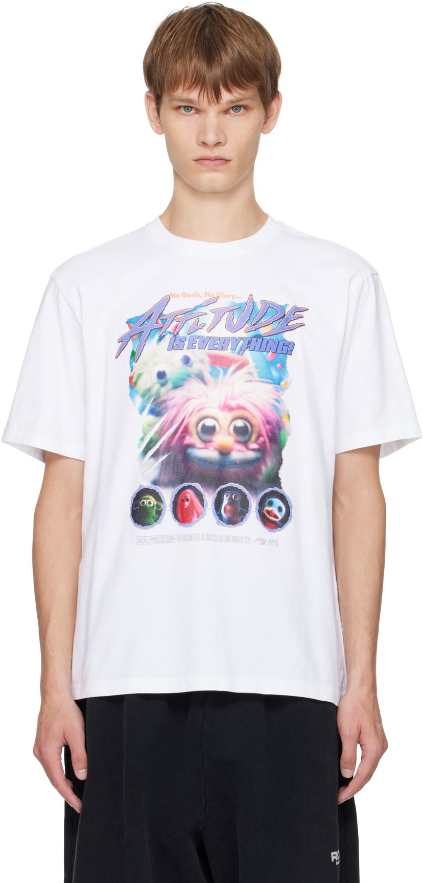 Футболка Martine Rose Martine Rose Classic Fraggle Rock T-Shirt білий | 603JE01000E