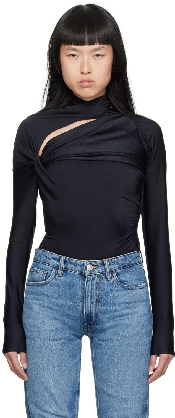 Футболка Coperni Coperni Asymmetric T-Shirt чорний | COPJS66545