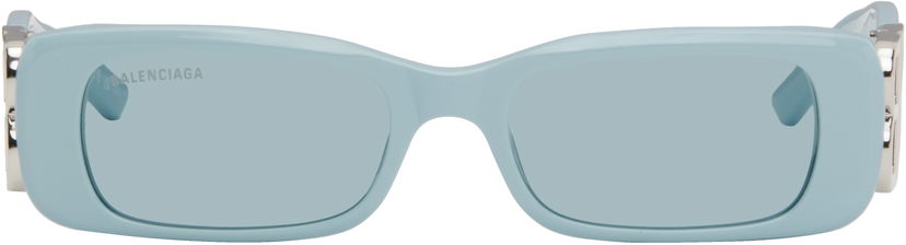 Сонцезахисні окуляри Balenciaga Balenciaga Dynasty Rectangle Sunglasses Синій | BB0096S-025