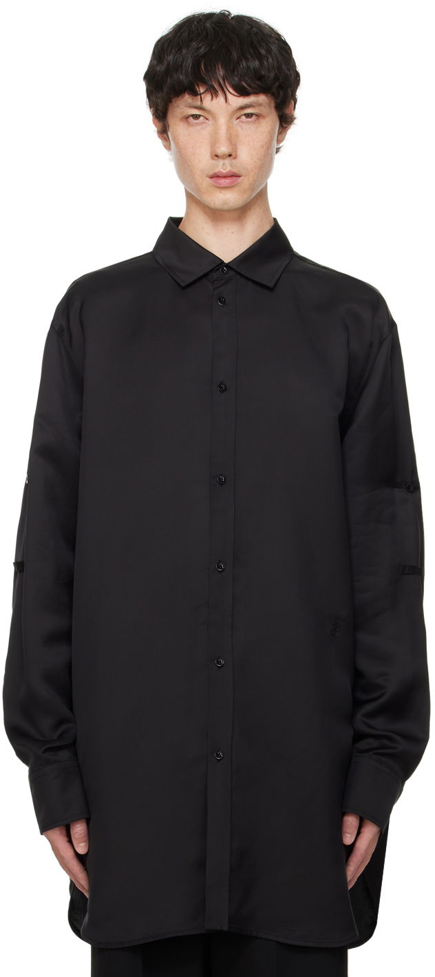 Сорочка Jil Sander P.M. Shirt чорний | J24DL0012_J65014
