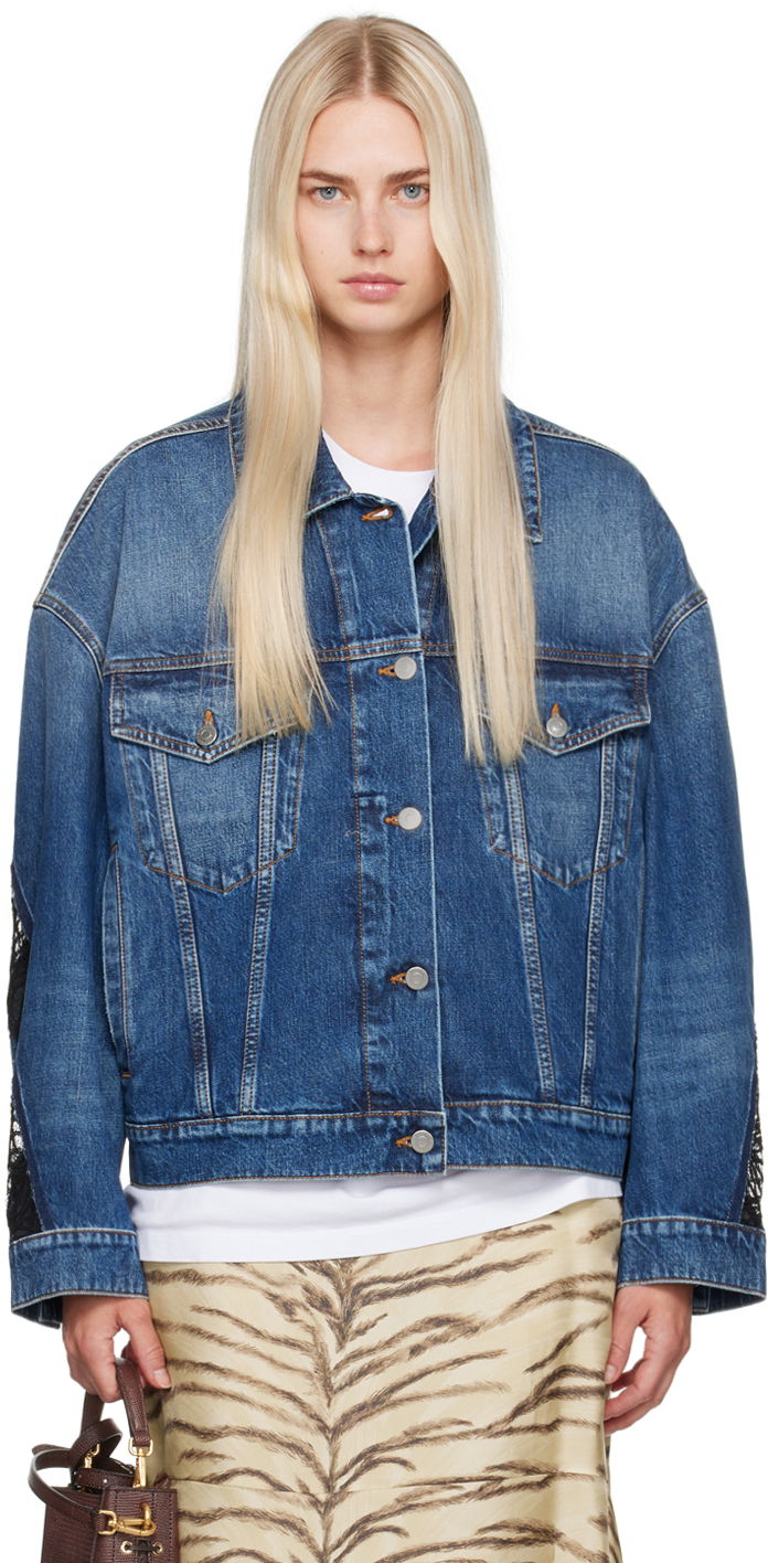 Куртка Stella McCartney Faded Denim Jacket Синій | 6D03153SPH85