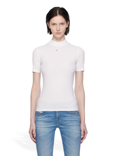 Футболка Diesel T-Mokky-Microdiv T-Shirt білий | A10398 0BLAN