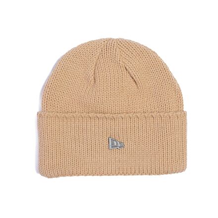 Шапка New Era Beanie Medium Knit Wide Cuff бежевий | 60565427
