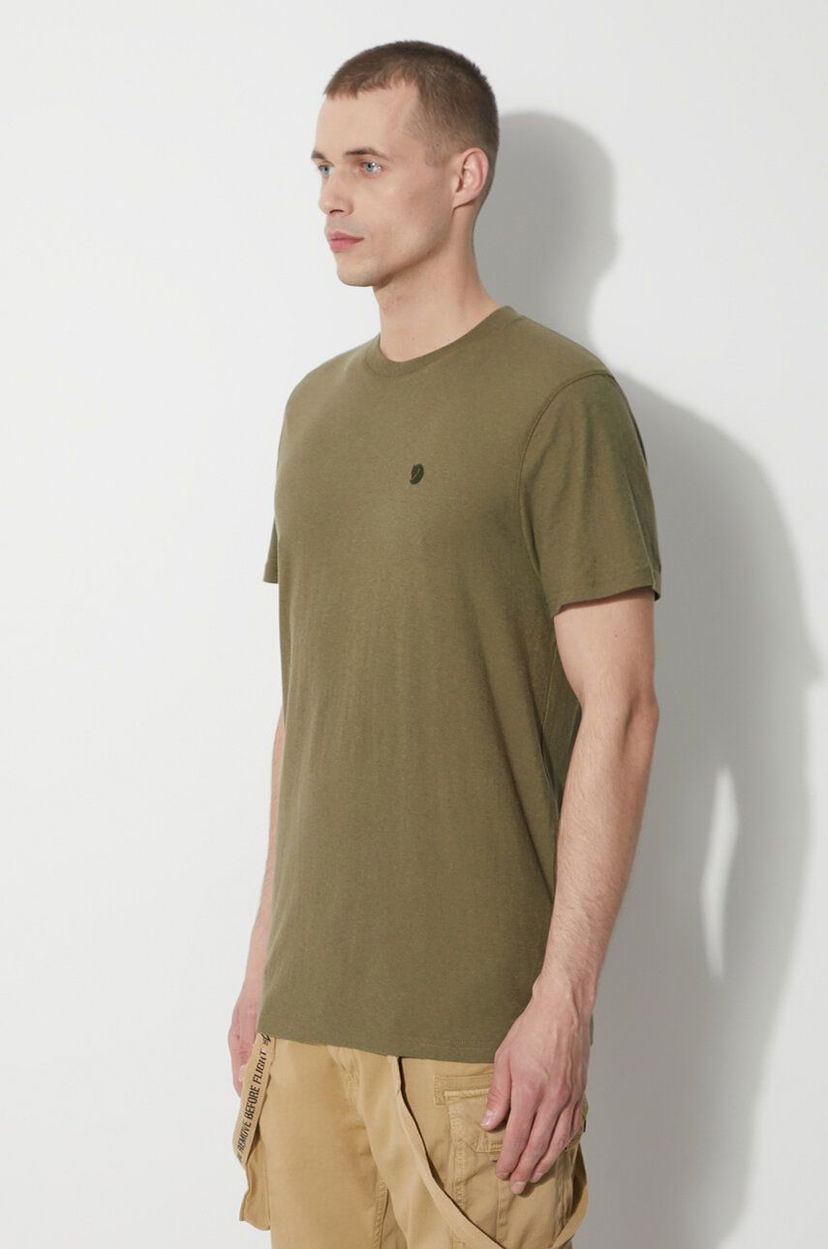 Футболка FJÄLLRÄVEN T-Shirt With Short Sleeve Зелений | F12600215.620