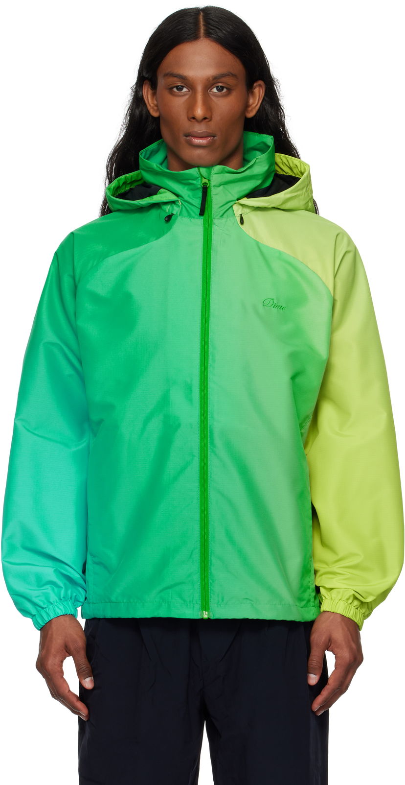 Вітровка Dime Dime Gradient Windbreaker Jacket Зелений | DIME2SP251GRN