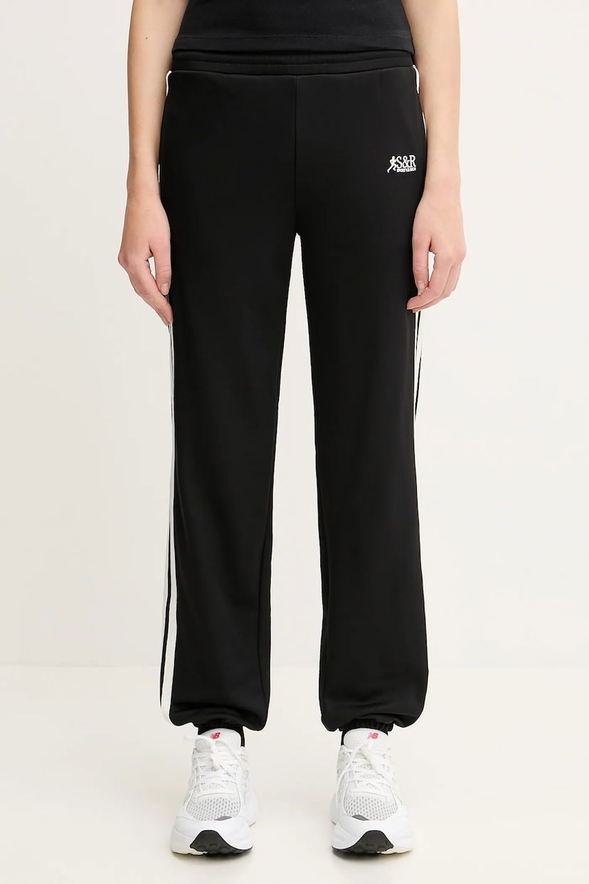 Спортивні штани Sporty & Rich Sporty & Rich Sr Runner 90S Elio Track Pants чорний | PA052622139BA01