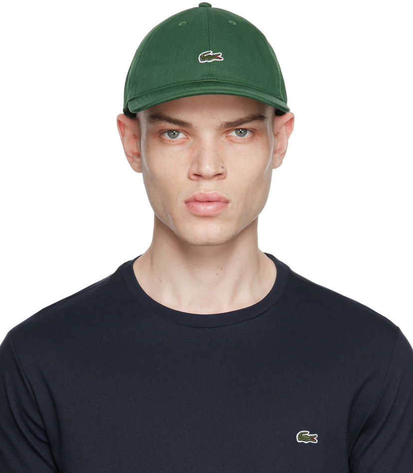 Кепка Lacoste Organic Cotton Twill Cap Зелений | RK0491_132