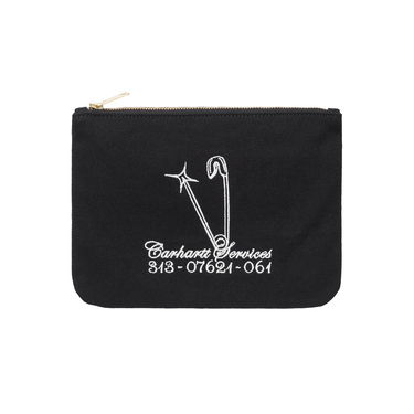 Гаманець Carhartt WIP Canvas Graphic Zip Wallet чорний | I033096_25V_XX, 1