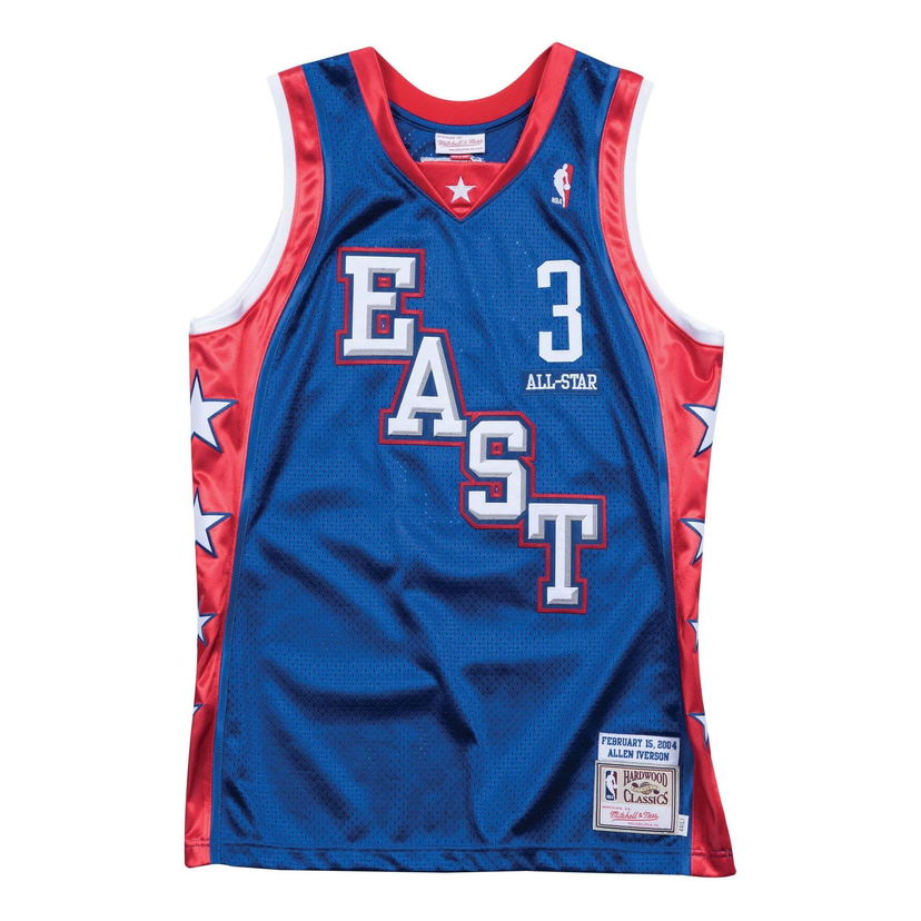 Джерсі Mitchell & Ness Mitchell & Ness NBA All-Star East 2004 Allen Iverson Jersey Синій | AJY4CP19117-ASEROYA04AIV