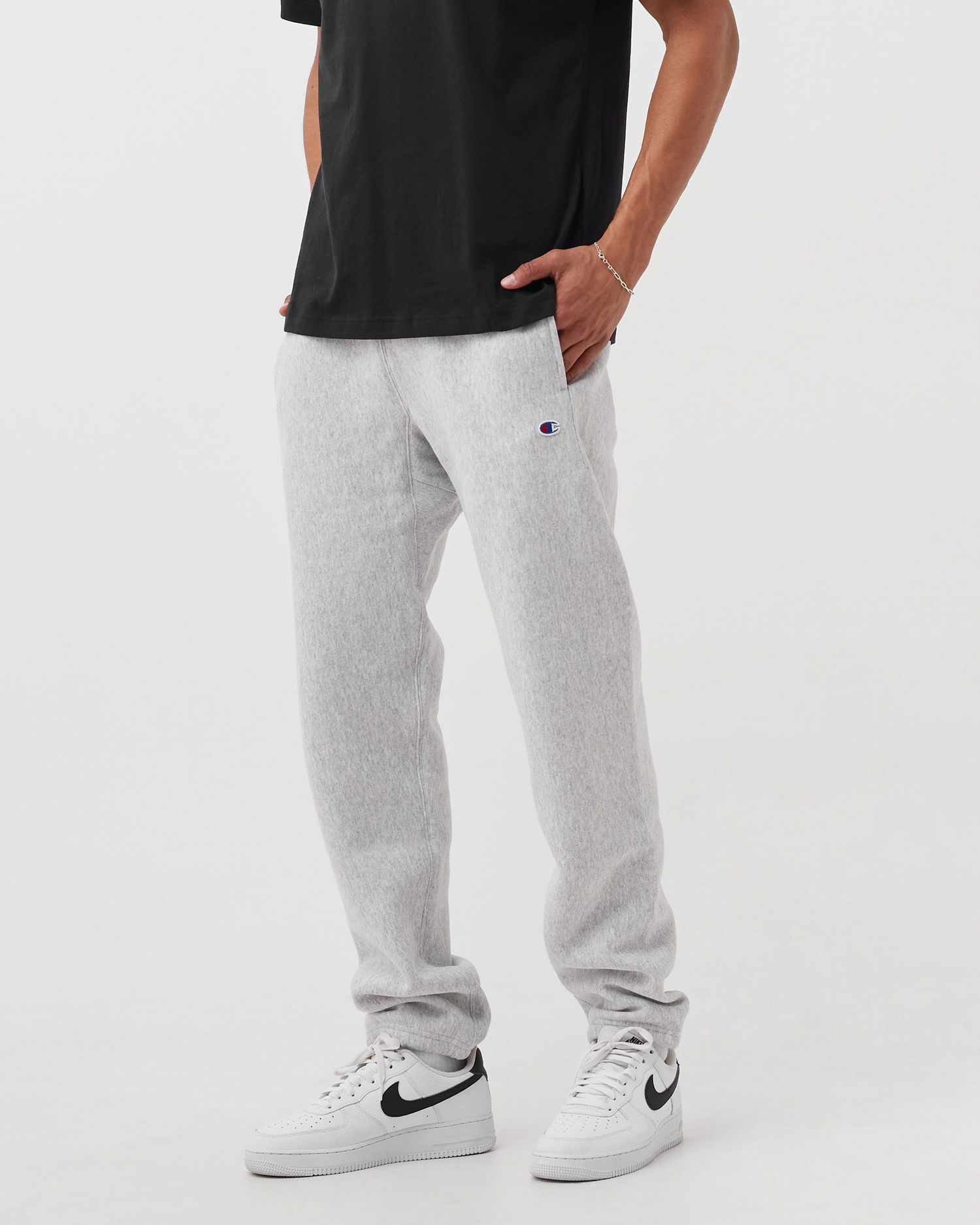 Спортивні штани Champion Reverse Weave Elastic Cuff Сірий | 8053305923750, 1
