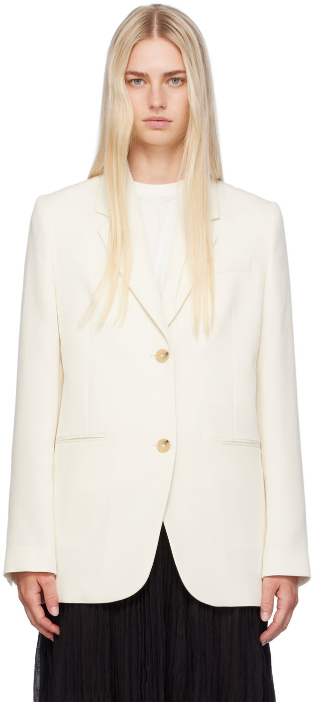 Куртка TOTEME Tailored Blazer білий | 243-WRZ869-FB0065