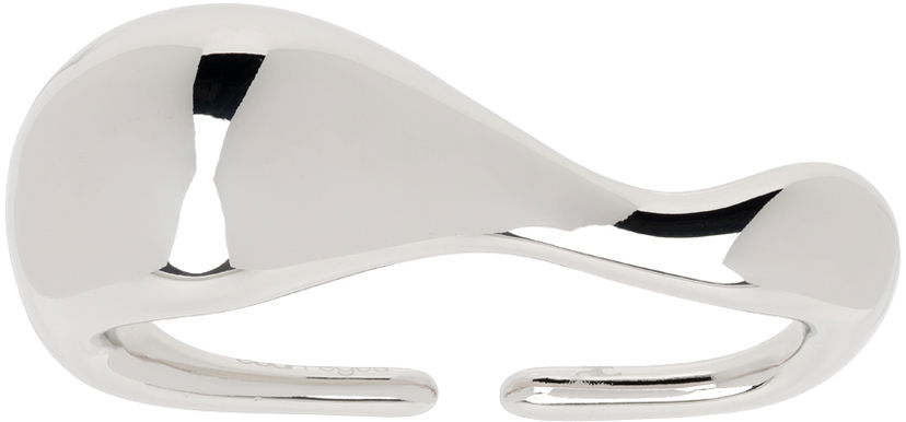 Кільце Courrèges Courrèges 3-Finger Drop Ring Металік | 224ABG021LA0001