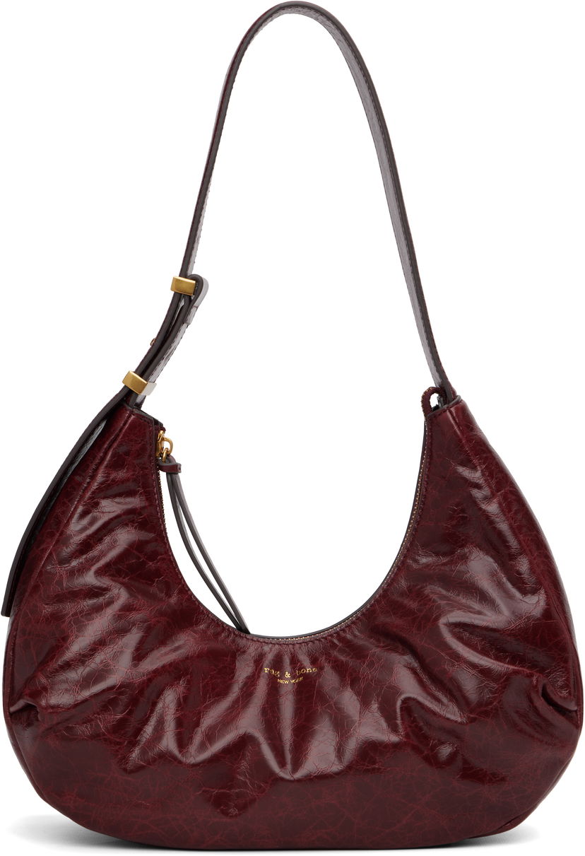Сумка rag & bone Rag & Bone Hudson Shoulder Bag Бордовий | LE101002