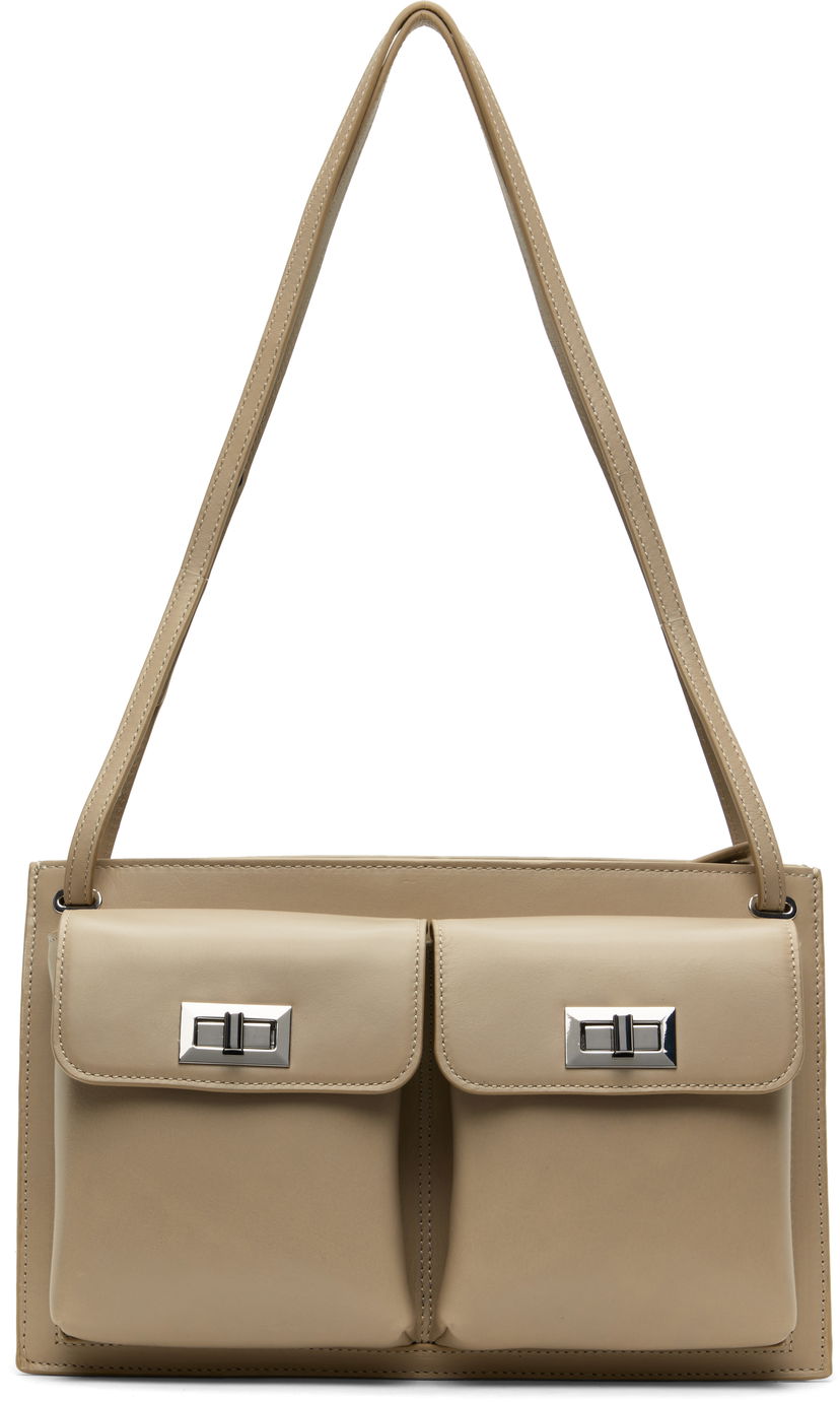 Сумка BY FAR BY FAR Billy Shoulder Bag бежевий | MWBSB024CL034BG038PL