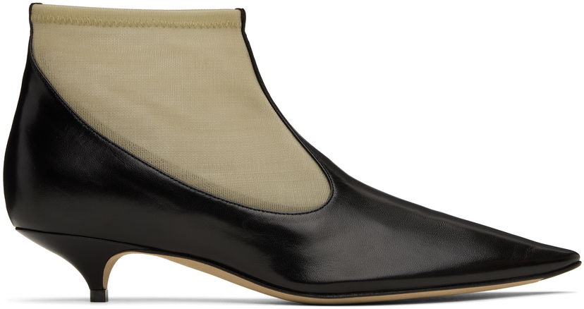 Одяг The Row The Row Mesh Kitten Heel Ankle Boots чорний | F1581-SL1W20