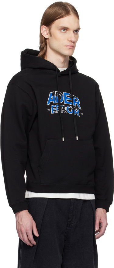 Світшоти ADER ERROR Distressed Logo Graphic Print Hoodie чорний | BN25FYHD0101BK, 4