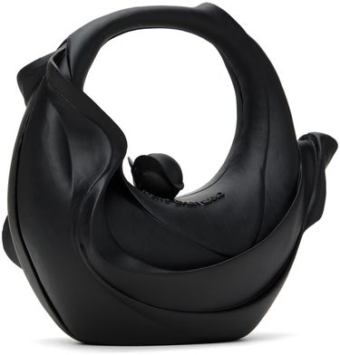 Сумочка Feng Chen Wang Feng Chen Wang 3D Chahu Sculptural Handle Bag чорний | FUF18AC21, 1