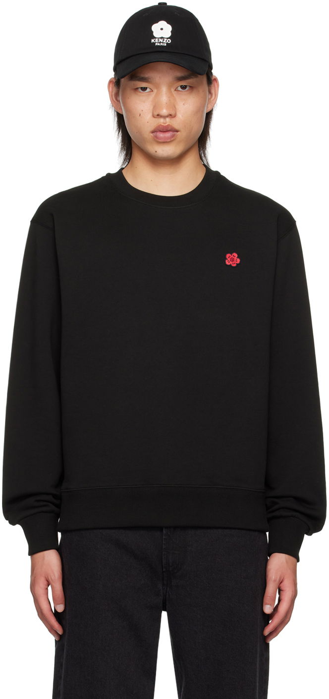 Футболка KENZO Black Paris Boke Flower Sweatshirt чорний | FE65SW2234MF