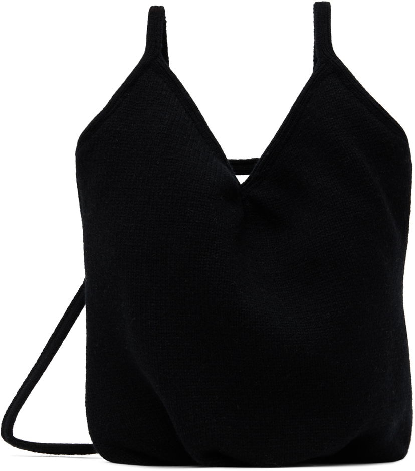 Сумка We11done We11done Mini Touch Knit Shoulder Bag чорний | WD-AB3-23-481-U-BK