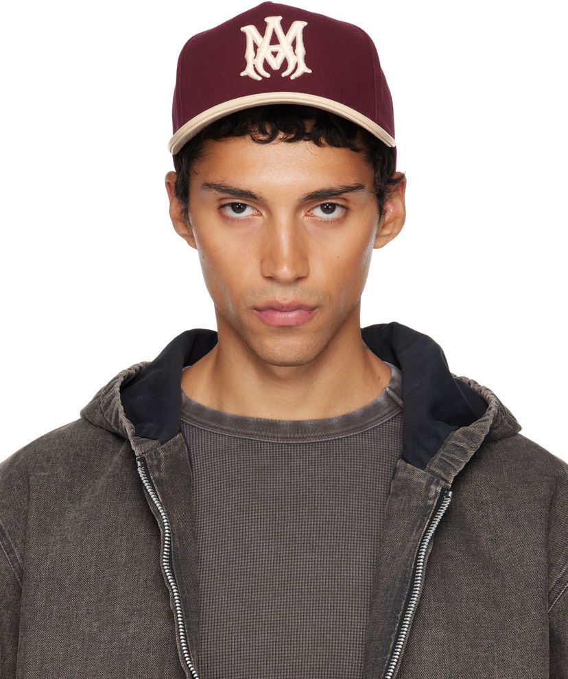 Кепка AMIRI AMIRI Two Tone Canvas Cap Бордовий | AMHACP1068