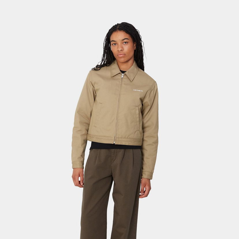 Куртка Carhartt WIP Women's Module Script Cropped Jacket бежевий | I033774_9