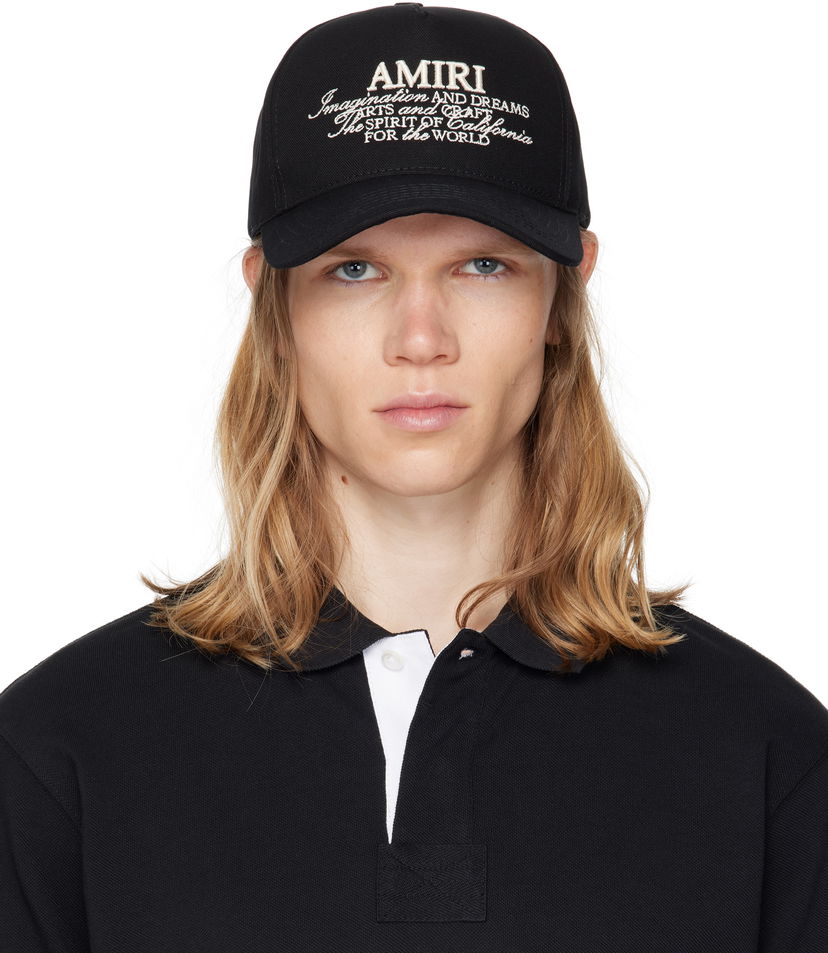 Кепка AMIRI AMIRI 'Spirit' Baseball Cap чорний | AMHACP1062