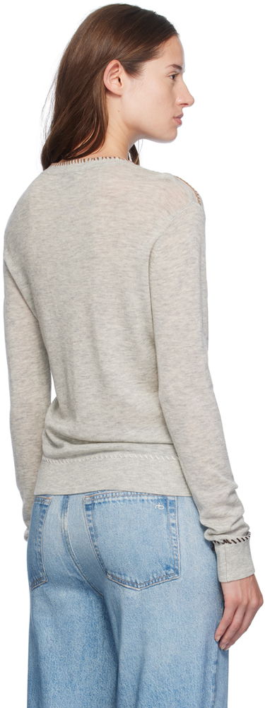 Cветр rag & bone rag & bone Indie Crewneck Sweater Сірий | WAS24F045BG45, 2