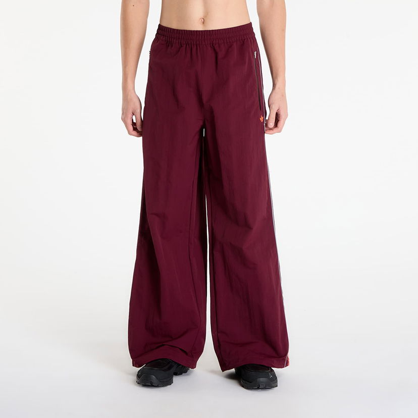 Штани adidas Originals Venice Wide-Leg Wind Pant Бордовий | JX3800