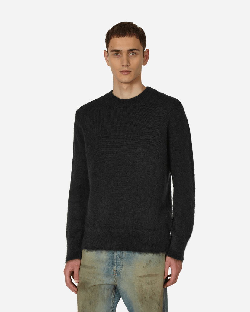 Cветр Off-White Mohair Arrow Knit Crewneck Sweater чорний | OMHE170F23KNI001 1061