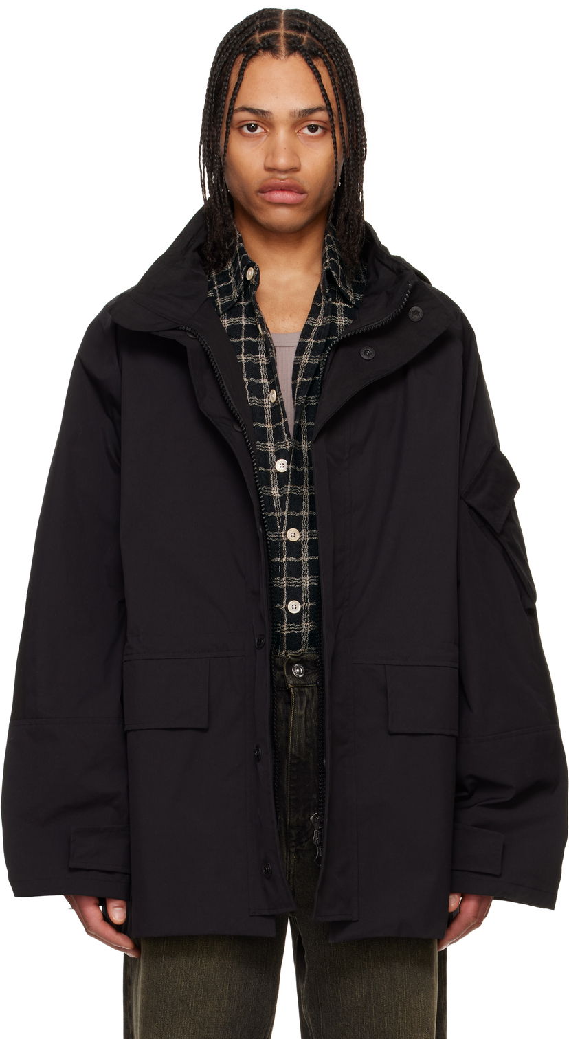 Парка OUR LEGACY Our Legacy Horizon Technical Jacket чорний | M2251HSB