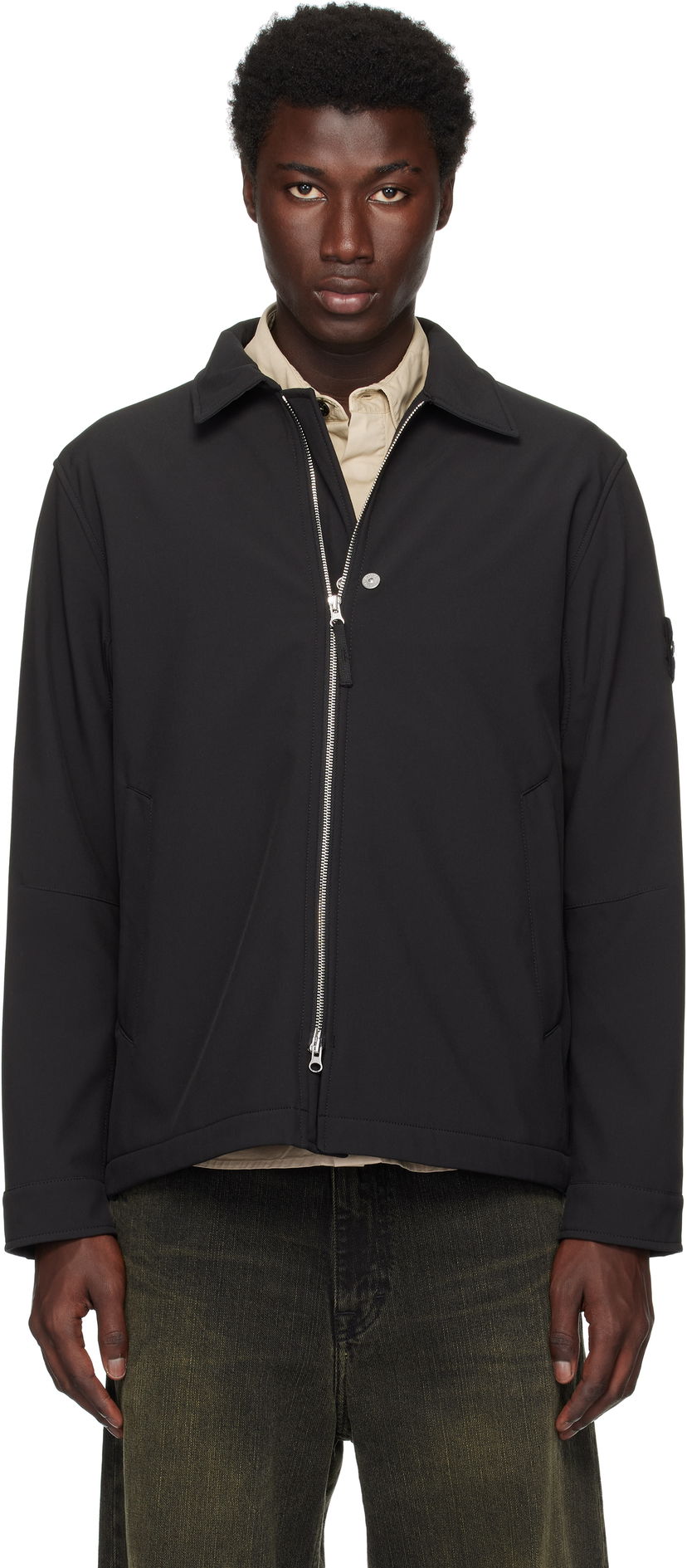 Куртка Stone Island Soft Shell Jacket чорний | S15 Q100003 S0B22