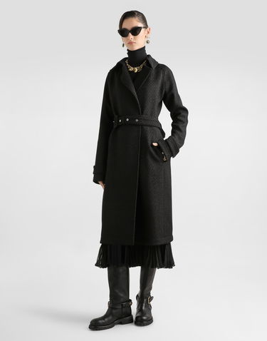 Спідниця Dolce & Gabbana Dolce & Gabbana Long Pleated Chiffon Skirt чорний | F4BCITFUSNWN0000, 3