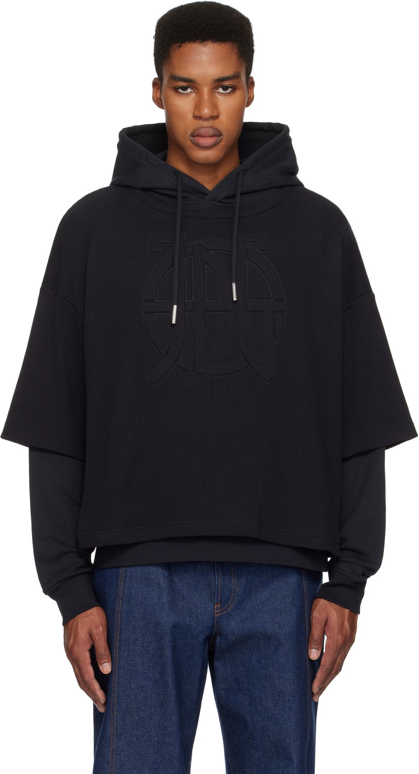 Світшоти Jean Paul Gaultier Jean Paul Gaultier Oversized JPG Hoodie чорний | 25/33-F-SW050E-J076-00