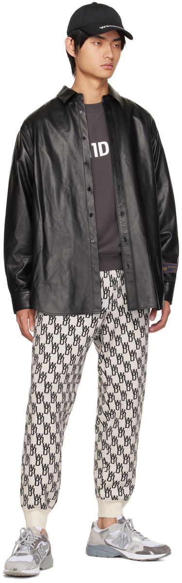 Спортивні штани We11done Patterned Tapered Lounge Pants білий | WD-KP9-20-102-U-IV, 3
