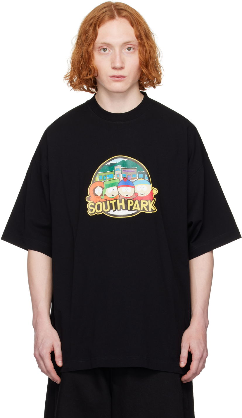 Футболка VETEMENTS Vetements 'South Park' Oversized T-Shirt чорний | UA66TR610B