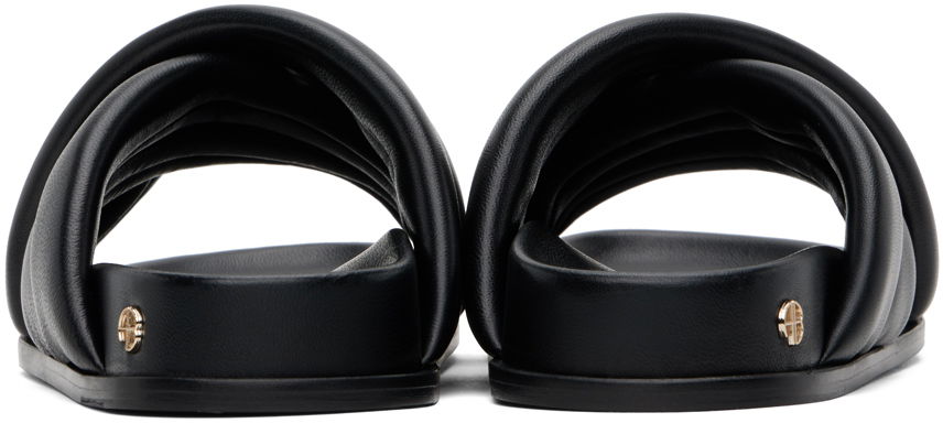 Кросівки та взуття Anine Bing Lizzie Padded Leather Slides чорний | A-14-4028-007, 1