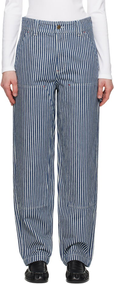 Штани A.P.C. A.P.C. Gustav Striped Jeans Синій | COHHG-M08484, 0