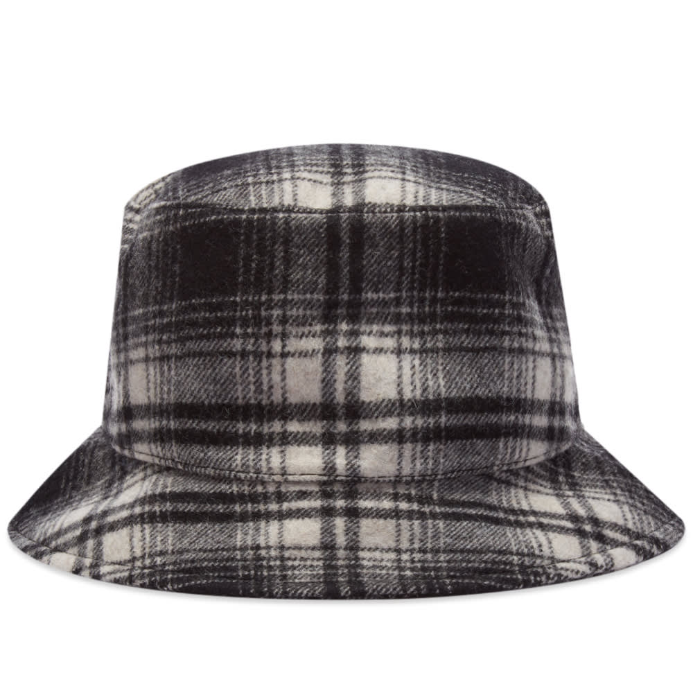 Капелюх A.P.C. Alex Check Bucket Hat чорний | WVBAU-M24075-LZA, 0