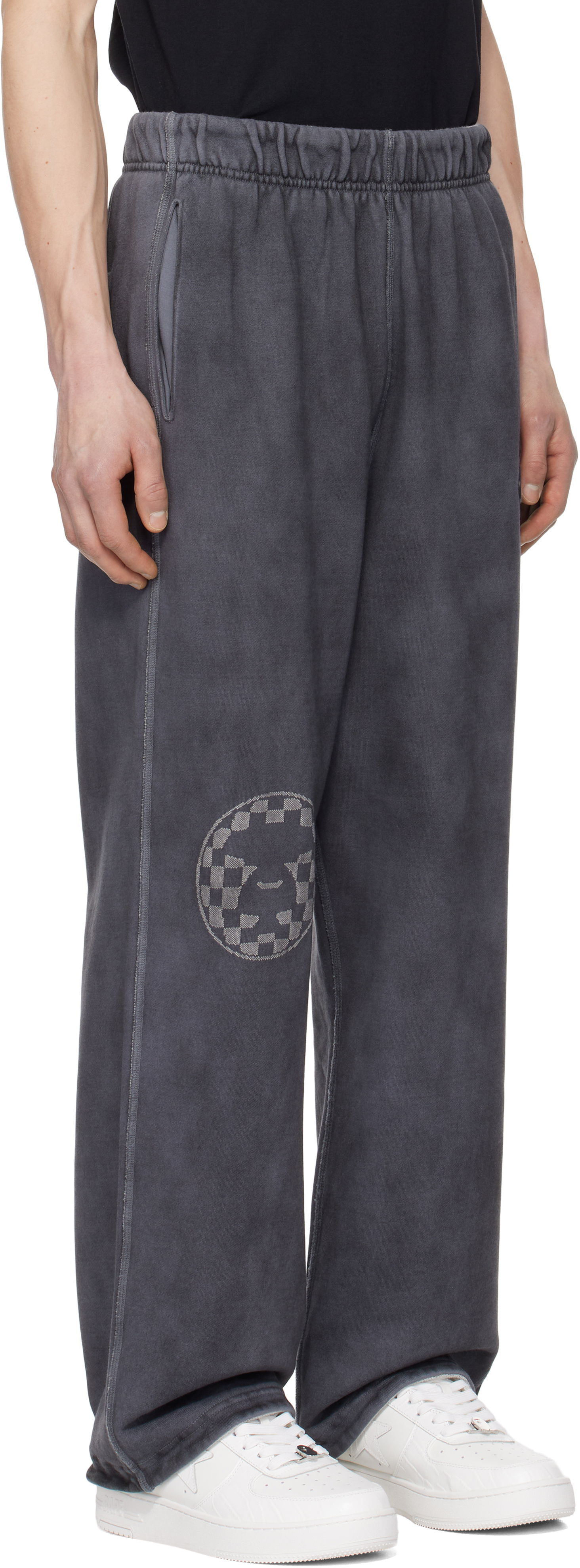 Спортивні штани AAPE by A Bathing Ape AAPE by A Bathing Ape AAPE Main Reversible Sweatpants Сірий | AAPPTMB645XXNBKL, 1