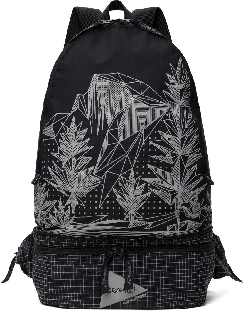 Рюкзак and wander Gramicci Edition 2-Way Ripstop Backpack чорний | GAC5-S3014